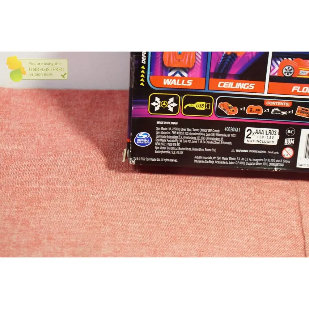 Spin Master zero packaging wall